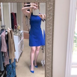 Cobalt blue sleeveles  dress